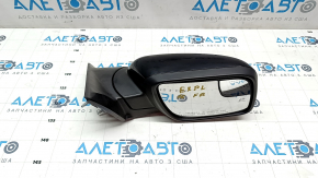 Side mirror right Ford Explorer 16-19 rest, black G1, 13 pin, turn signal, heating, backlight