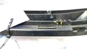 Lower grille of the front bumper BMW X3 G01 18-21 without radar, black gloss, sand, chips, broken fastening