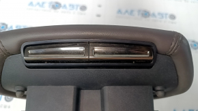 Lincoln MKX 16 Armrest - Dark Gray Leather, Scratches