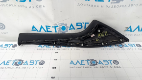 Center console trim side left Nissan Maxima A36 16- upper, leather, black