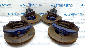 Set of calipers with brake discs BMW X3 G01 18- blue, m sport, with pads 348x36mm, 345/24mm