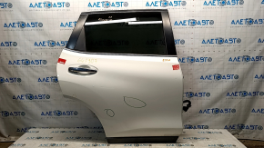 Door assembly rear right Nissan Rogue 14-20 white QAK, butt