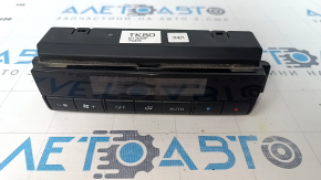 Climate control control 2 row Mazda CX-9 16- auto, scratches, crack in fastening