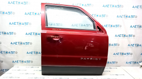 Door assembly front right Jeep Patriot 11-17 red PRP