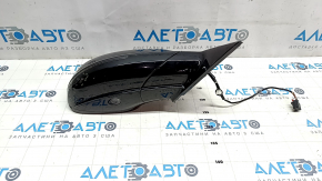 Side mirror right Audi Q5 8R 09-17 gray LZ7L, 7 pins, turn signal, heating, backlight, scuffs