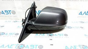 Side mirror left Audi Q5 8R 09-17 gray LZ7L, 7 pins, turn signal, heating, backlight