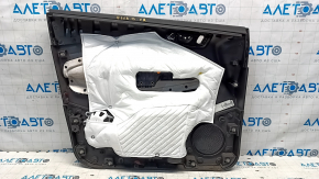 Door trim card front right Ford Escape MK3 17-19 rest, black, armrest leather black, chrome handle, scratches
