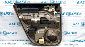 Door trim card rear right Jeep Patriot 11-17 beige with beige insert plastic, armrest plastic, broken fastening