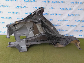 Quarter wing rear left BMW 5 G30 17-23 sawed off, black, pokes