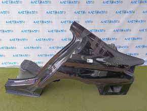 Quarter wing rear left BMW 5 G30 17-23 sawed off, black, pokes