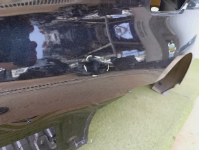 Quarter wing rear right BMW 5 G30 17-23 sawed off, black, pokes