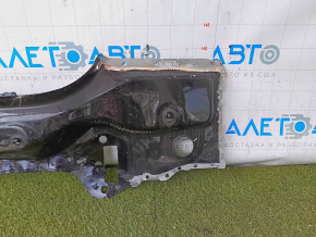 Rear panel BMW 5 G30 17-23 2 parts, sawn off, black