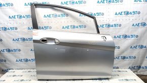 Door bare front right Ford Fiesta 11-19 silver UX, bumps, dented corner