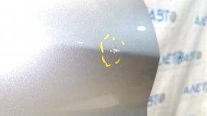 Door bare front right Ford Fiesta 11-19 silver UX, bumps, dented corner
