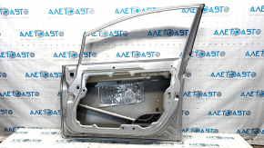 Door bare front right Ford Fiesta 11-19 silver UX, bumps, dented corner