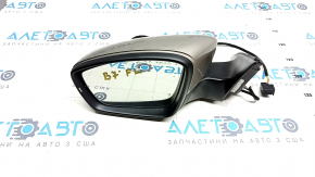 Side mirror left VW Passat b7 12-15 USA type as b7 5 pins, turn signal, beige LA1X