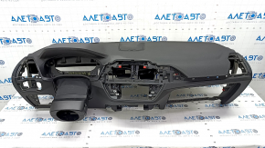 Torpedo front panel with AIRBAG BMW X3 G01 18-21 black, for projection