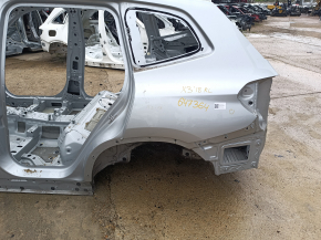 Quarter wing rear left BMW X3 G01 18- on the body, silver, bumps