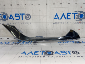 Molding lower grille front bumper left Chrysler 200 15-17 chrome