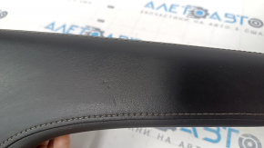 Chevrolet Camaro 16 center console armrest - black leather, dents, scuffs