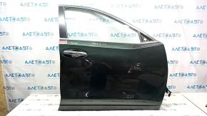 Door assembly front right Nissan Rogue 14-20 keyless, green DAL