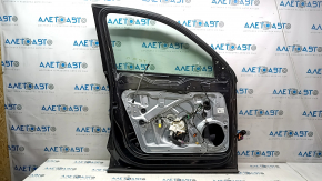 Door assembly front left VW Tiguan 09-17 keyless, black LC9X, dent, scratches