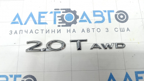 Emblem inscription 2.0T AWD tailgate Lincoln Nautilus 19-23