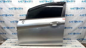 Door assembly front left Ford Fiesta 11-19 silver UX, butt