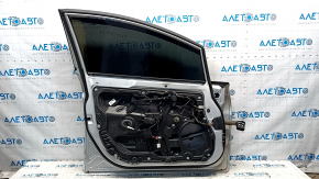 Door assembly front left Ford Fiesta 11-19 silver UX, butt
