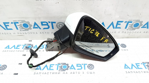 Side mirror right VW Tiguan 18- 6+2 pins, BSM, turn signal, white, heated