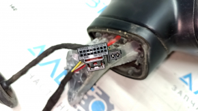 Side mirror right VW Tiguan 18- 6+2 pins, BSM, turn signal, white, heated