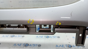 Bare front bumper BMW X3 G01 18-21 for parking sensors, without camera, silver, broken, sand, broken fasteners