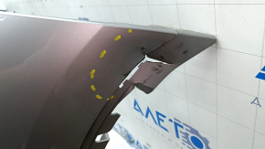 Bare front bumper BMW X3 G01 18-21 for parking sensors, without camera, silver, broken, sand, broken fasteners