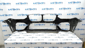 Bare front bumper BMW X3 G01 18-21 for parking sensors, without camera, silver, broken, sand, broken fasteners