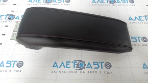 Chevrolet Equinox 10-17 armrest leather, black, red stitching, scuffs