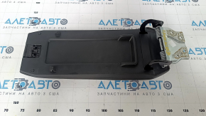 Chevrolet Equinox 10-17 armrest leather, black, red stitching, scuffs