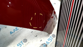 Front left wing Jeep Patriot 11-17 red PRP, butt