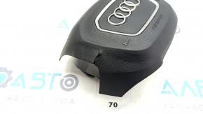 Airbag in steering wheel driver Audi Q5 80A 18-20 black, type 2, tear, needs cleaning