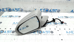 Side mirror left Lincoln Nautilus 19-21 16 pin, turn signal, heated, backlight, auto-dimming, BSM, beige
