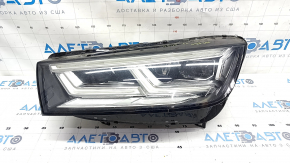 Front left headlight complete Audi Q5 80A 18-20 LED, sand