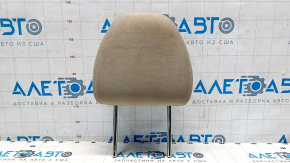 Headrest front left Nissan Rogue 14-20 cloth beige, dry cleanable