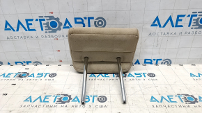 Headrest rear central Nissan Rogue 14-20 cloth beige, dry cleanable