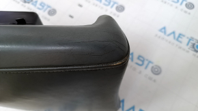 Armrest Acura MDX 14-16 prerest leather gray, worn, dents, cracks, scratches