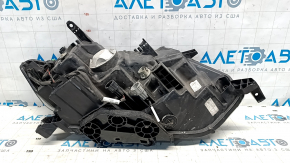 Headlight front left Nissan Rogue 17- halogen, with mount, mount broken