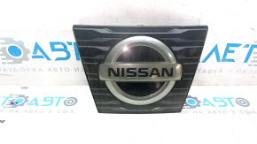 Nissan Rogue 17 Front Grille Emblem - Square, Radar, Sand, Polished