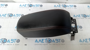 Armrest Jeep Cherokee KL 14-18 black leather, red stitching, Trailhawk