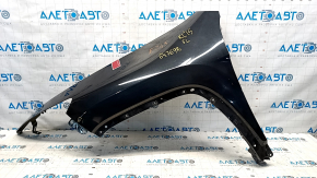 Front left wing Jeep Cherokee KL 14-18 pre-restoration, black PXR, bumper
