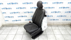 Driver's seat Lincoln Nautilus 19-20 without airbag, electric, heated, ventilated, leather dark brown, shot