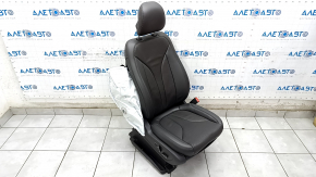 Passenger seat Lincoln Nautilus 19-20 without airbag, electric, heated, ventilated, leather dark brown, shot