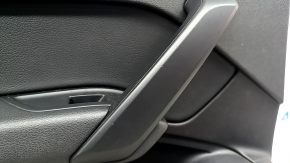 Door trim card rear left Audi Q5 80A 18-20 black, with wood insert, black armrest, Bang & Olufsen, scratches